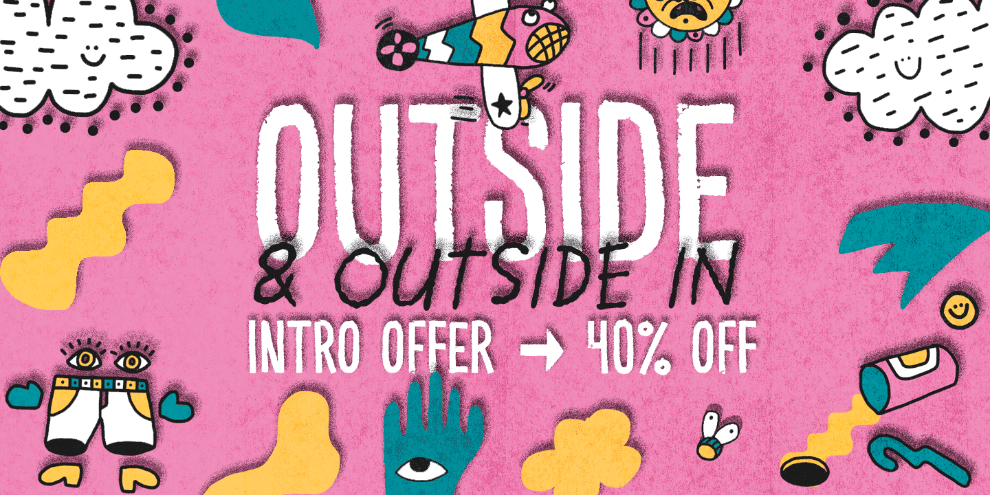 Outside In Font preview
